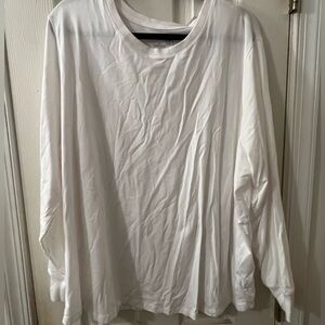 Terra & Sky Women's White Long Sleeve Tee